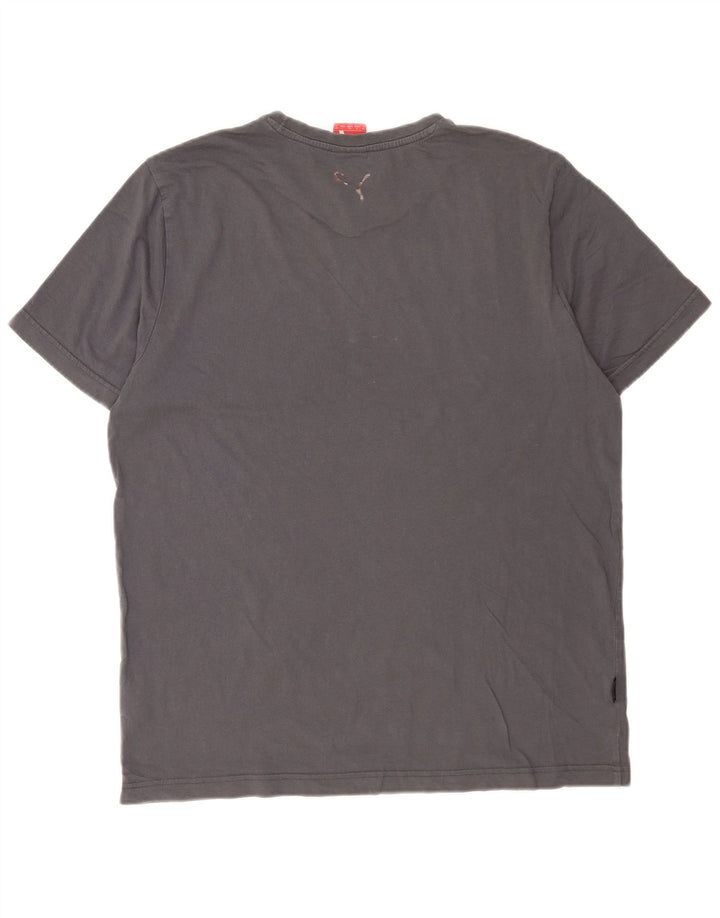 Puma T-Shirt Graphique Homme Grand Gris Coton