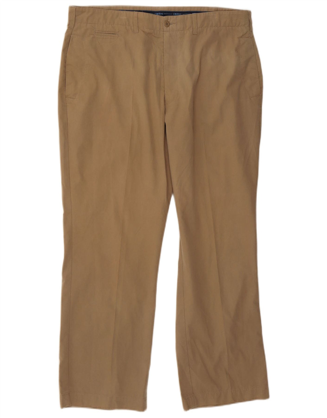 Marks & Spencer Pantalon Chino Bootcut Bleu Harbor Homme W38 L29 Beige