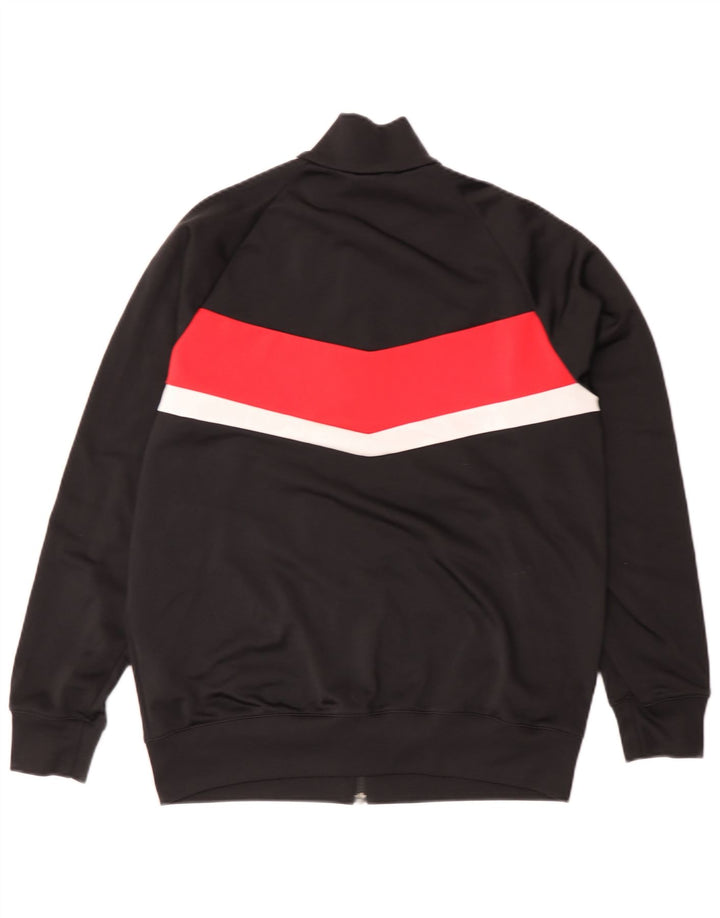 Adidas Veste de Survêtement Garçon 15-16 ans Noir Colourblock Polyester