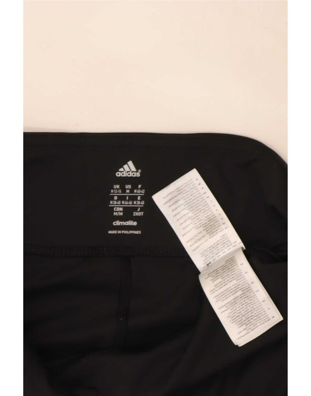 Adidas Climalite Leggings UK 12/14 Medium Noir Polyester
