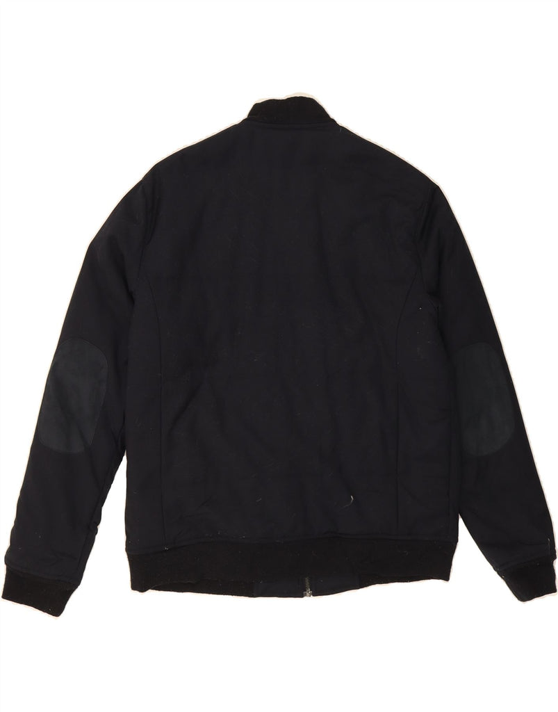 OSCAR DE LA RENTA Mens Bomber Padded Jacket UK 38 Medium Navy Blue Vintage Oscar De La Renta and Second-Hand Oscar De La Renta from Messina Hembry 