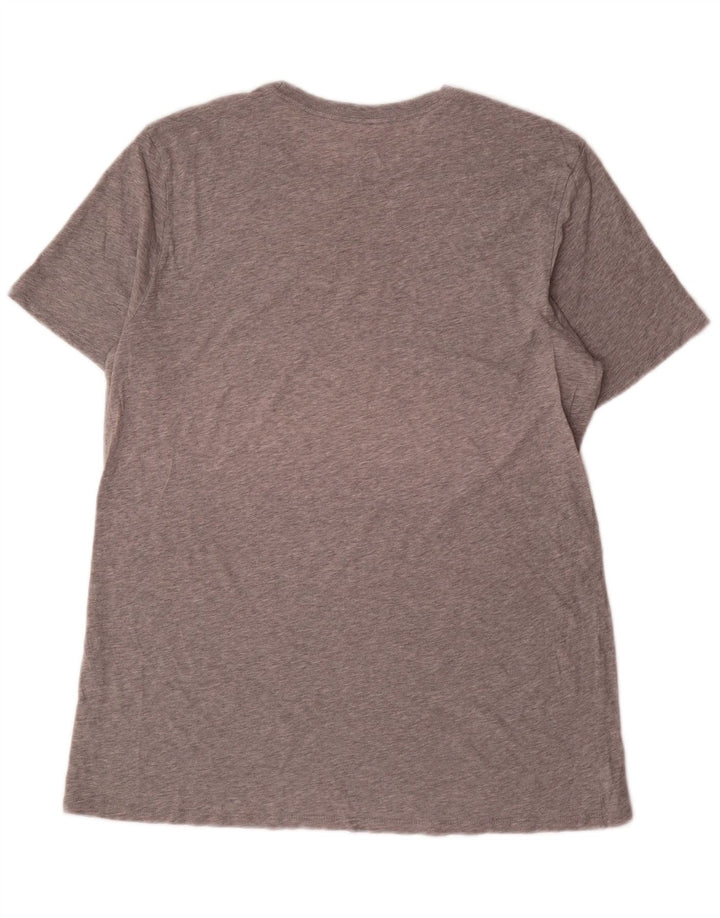 Nike T-shirt graphique pour homme, grand, gris moucheté