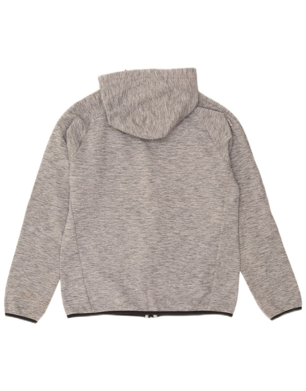 Puma Sweat à Capuche Zippé Homme Gris Moyen Moucheté Coton