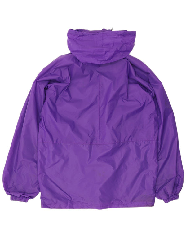 K-WAY Veste de pluie à capuche pour homme UK 42 XL Violet Polyamide