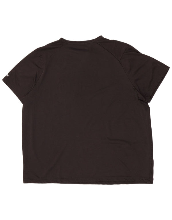 Russell Athletic T-shirt Dri-Power pour homme XL Noir Polyester
