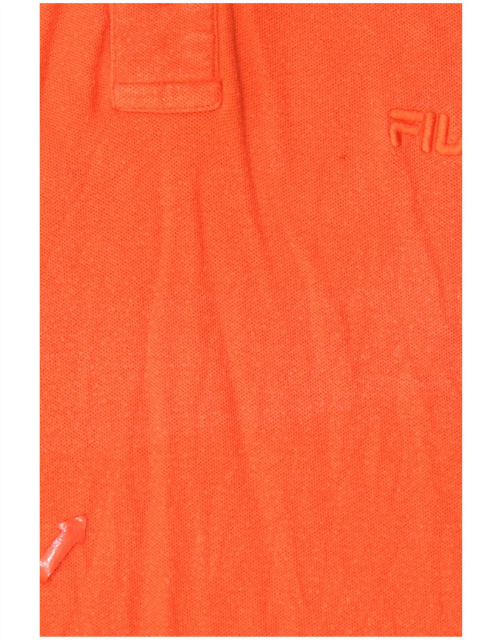 Fila Polo Homme Grand Orange Coton
