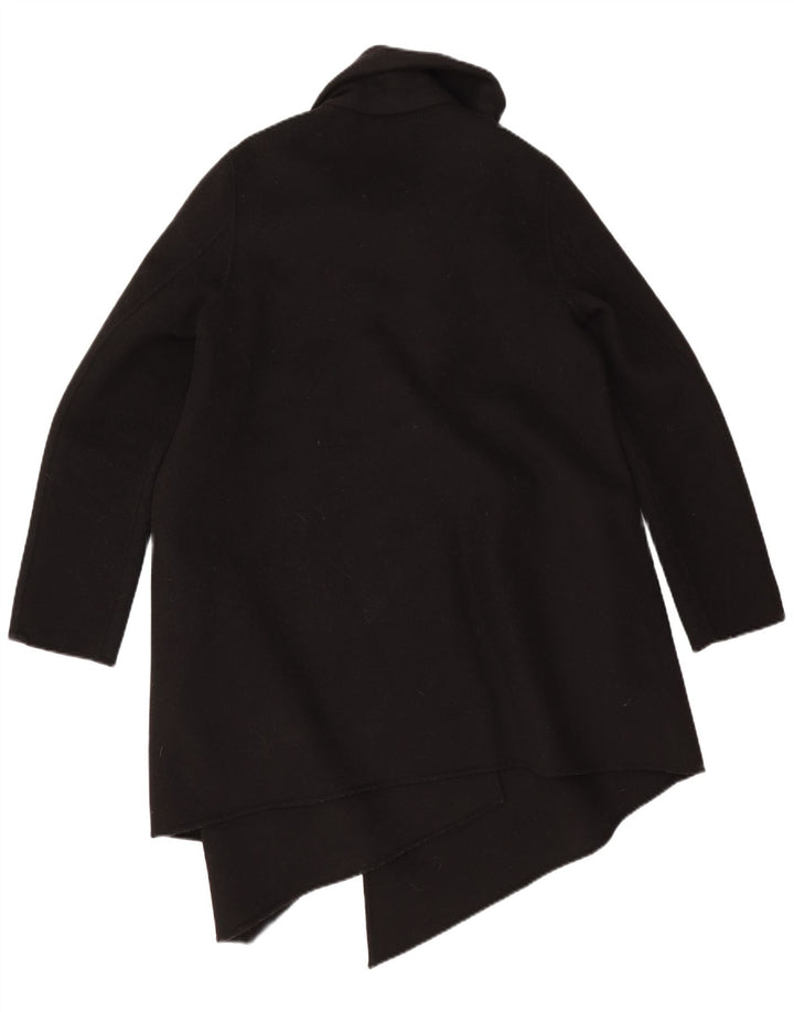 All Saints Manteau surdimensionné pour femme UK 10 Petite laine noire