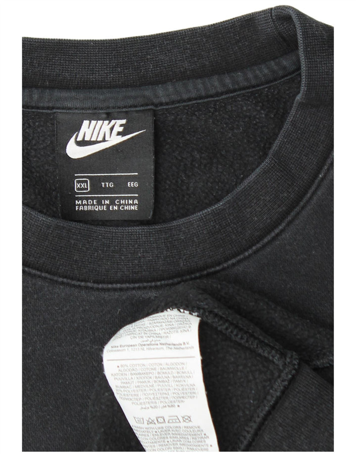 NIKE Sweat-shirt pour homme 2XL en coton noir