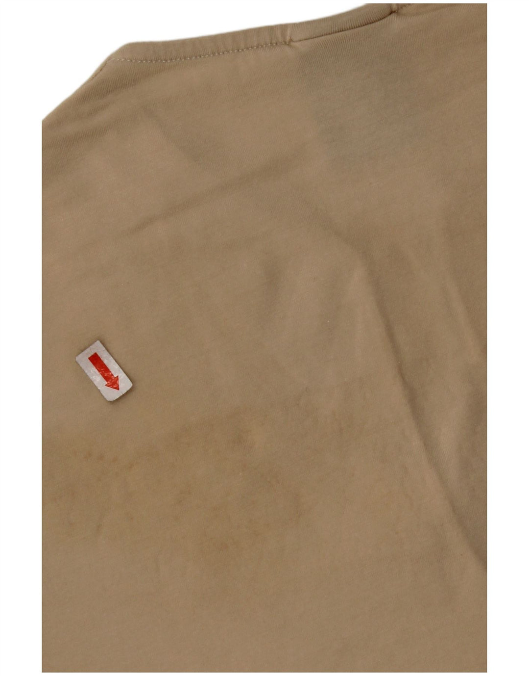 NIKE T-shirt court pour femme UK 10/12 Beige moyen