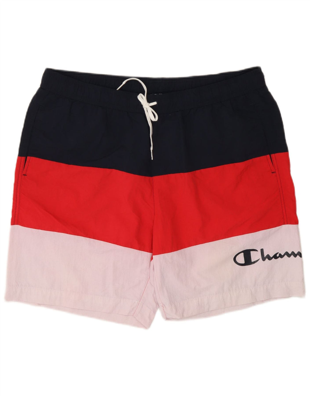 Champion Short de Bain Homme 2XL Bleu Marine Colorblock Polyester