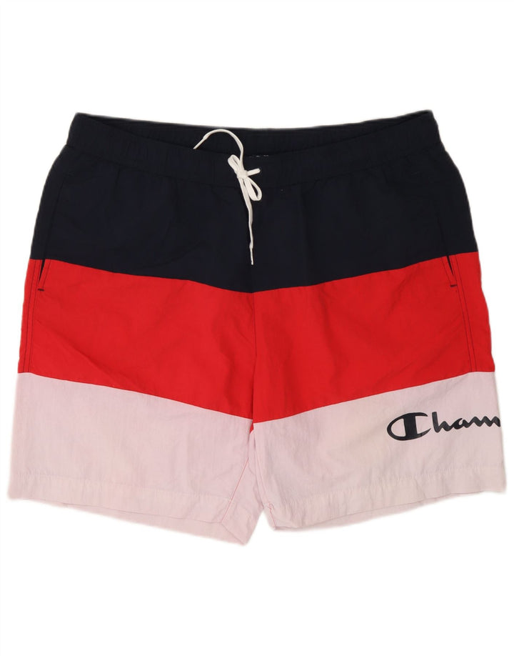 Champion Short de Bain Homme 2XL Bleu Marine Colorblock Polyester
