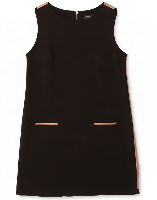 Marks & Spencer Robe droite autographe pour femme UK 16 Large Black Colourblock