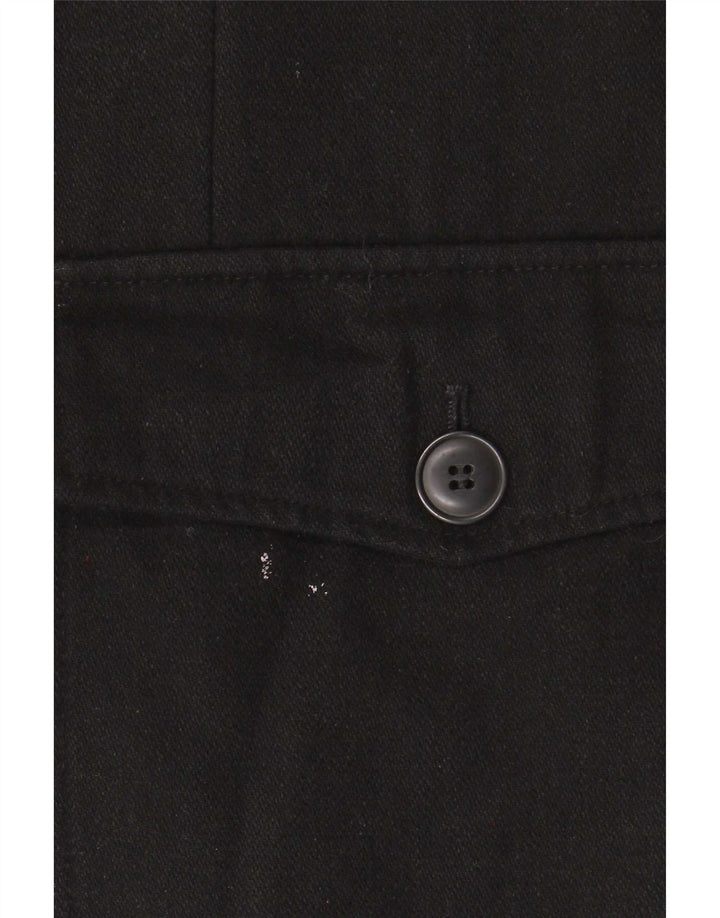 Levi's Veste utilitaire pour hommes UK 40 Large Laine noire