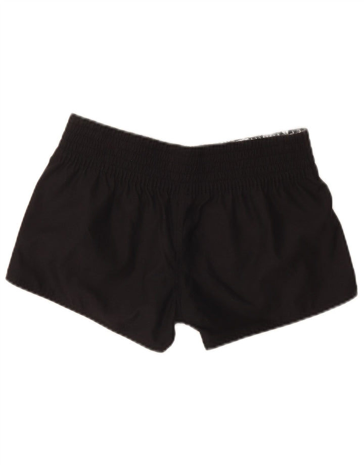 NIKE Short de sport réversible pour femme UK 12 Noir moyen