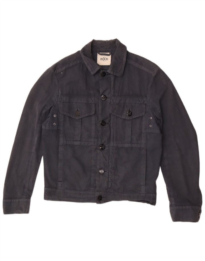 Cerruti 1881 Veste Bomber Homme UK 38 Coton Gris Moyen