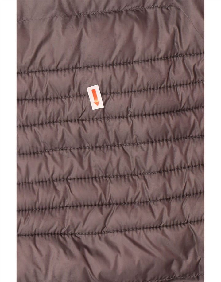CHAMPION Manteau matelassé à capuche pour femme IT 42 Gris Moyen Polyamide