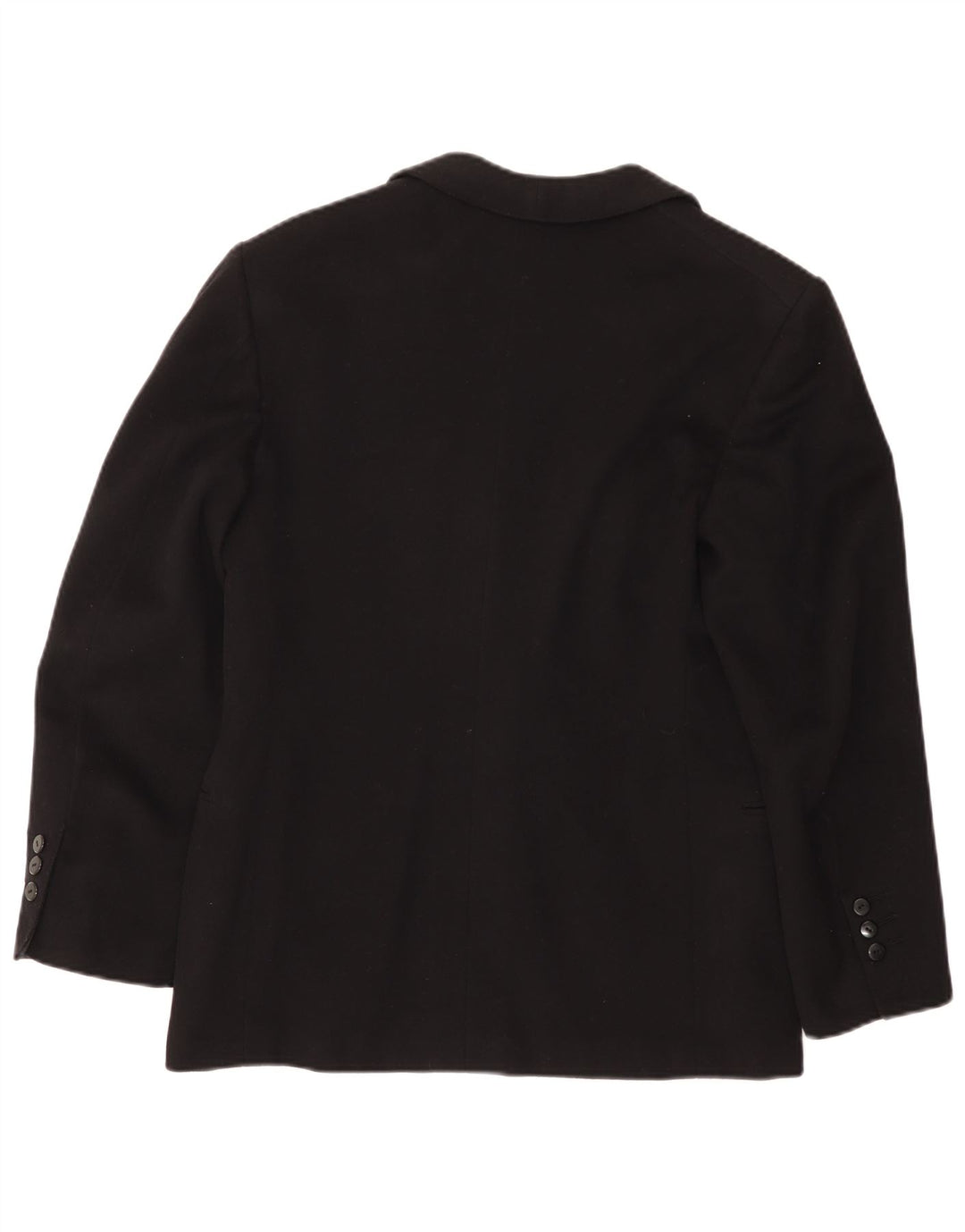 vintage Homme 1 Bouton Blazer Veste UK 36 Petit Noir