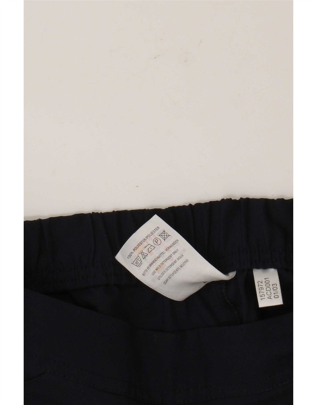 Adidas Short de sport pour femme UK 8 Small Bleu marine Polyester