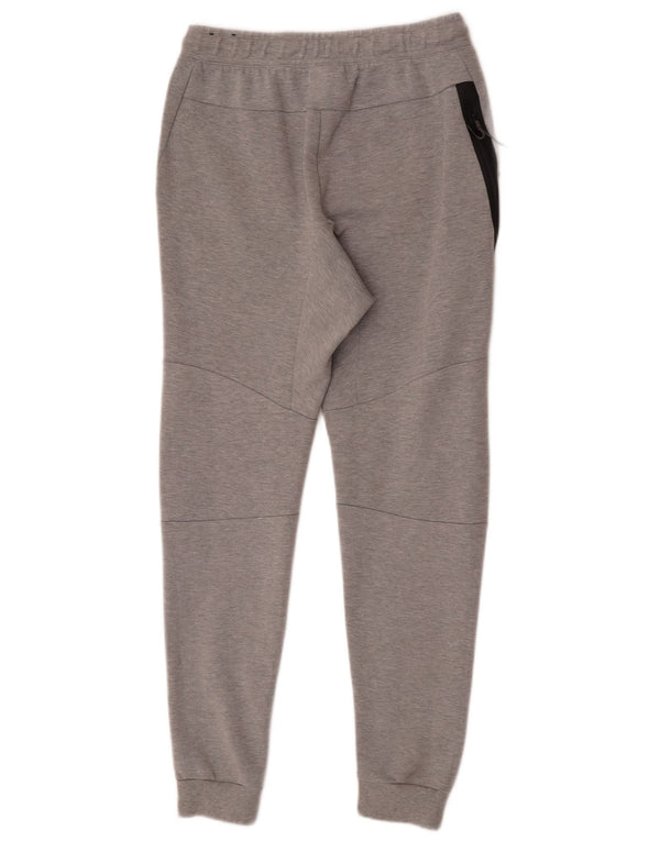 Nike Pantalon de survêtement coupe slim pour homme en coton color block Gris Taille S