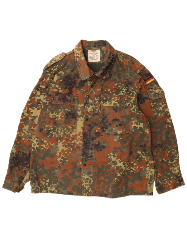 veste militaire homme vintage UK 42 XL Kaki Camouflage Coton
