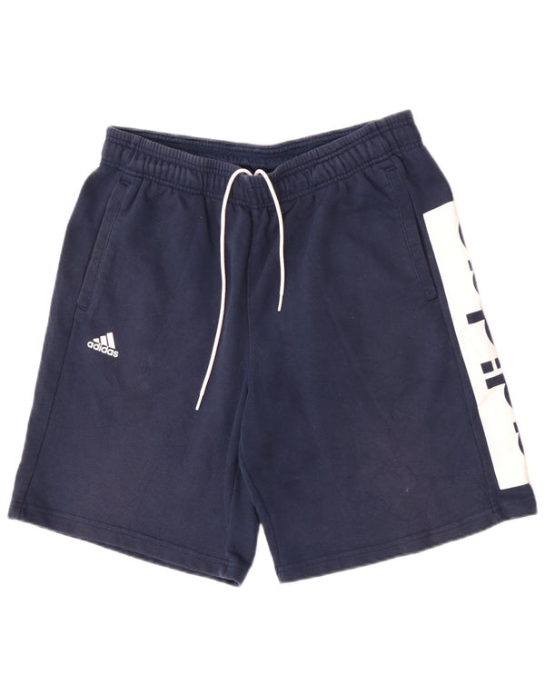 Adidas Short de sport Climalite Graphic pour homme - Large - Bleu marine - Colorblock