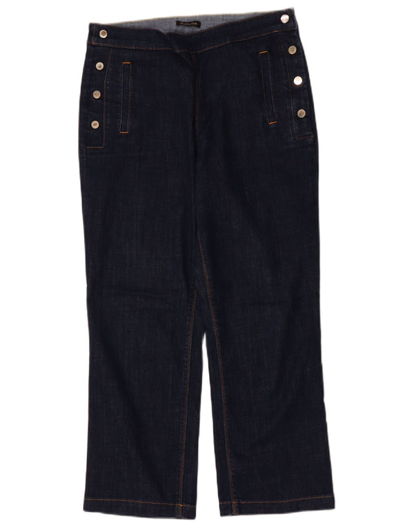 Massimo Dutti Jean court pour femme EU 40 Medium W30 L25 Bleu marine Coton