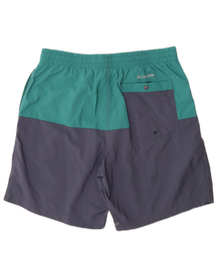 Columbia Short de Bain Omni-Shield Homme Bleu Marine Moyen Colourblock
