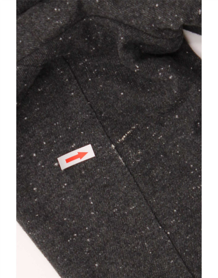 Hollister Veste Sherpa Homme UK 38 Gris Moyen Polyester