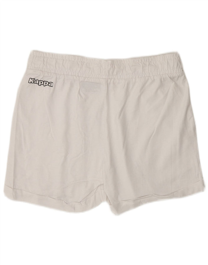 Kappa Short de sport pour femme UK 14 Large Blanc