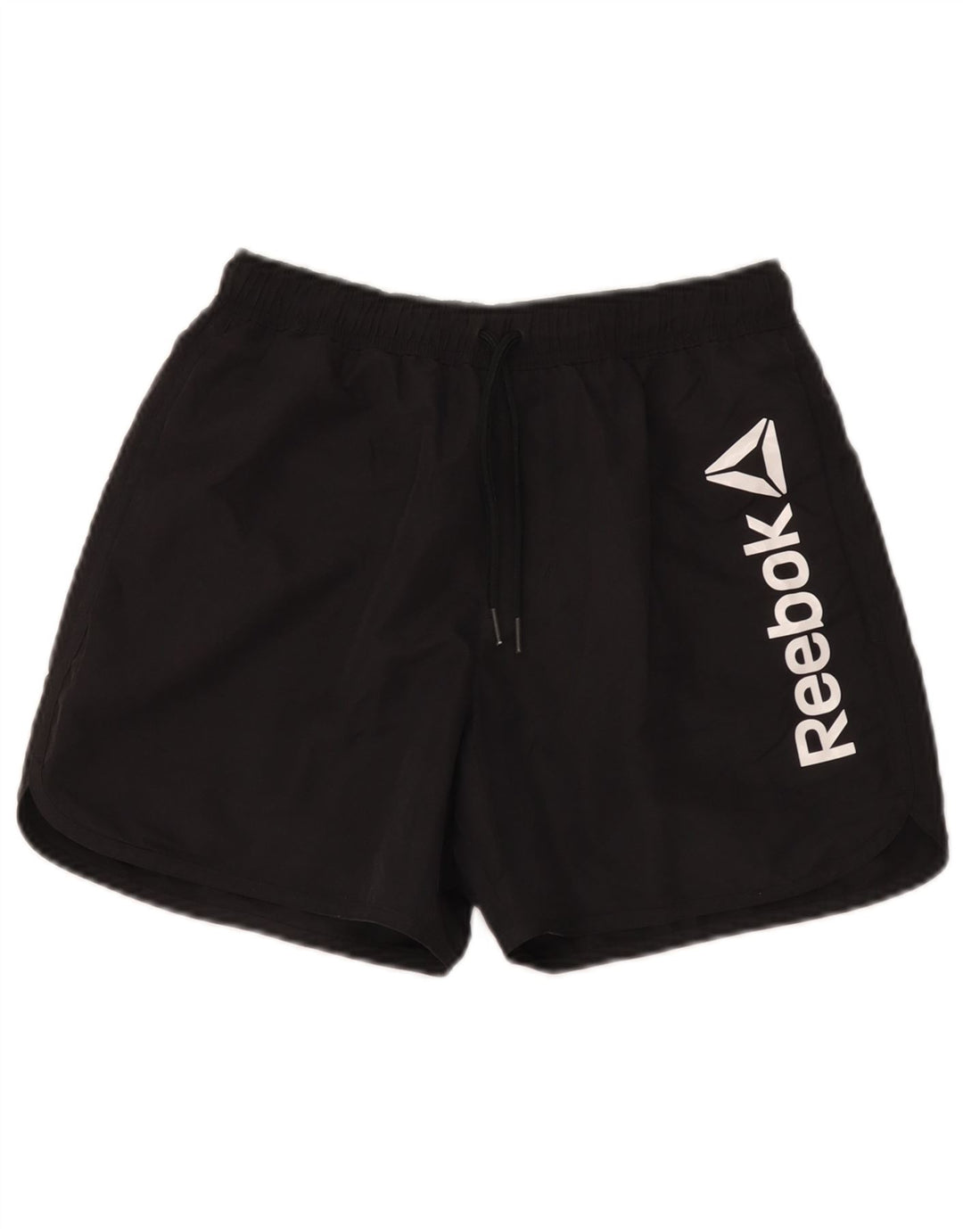 Reebok Short de Sport Graphique Homme Petit Noir Polyester