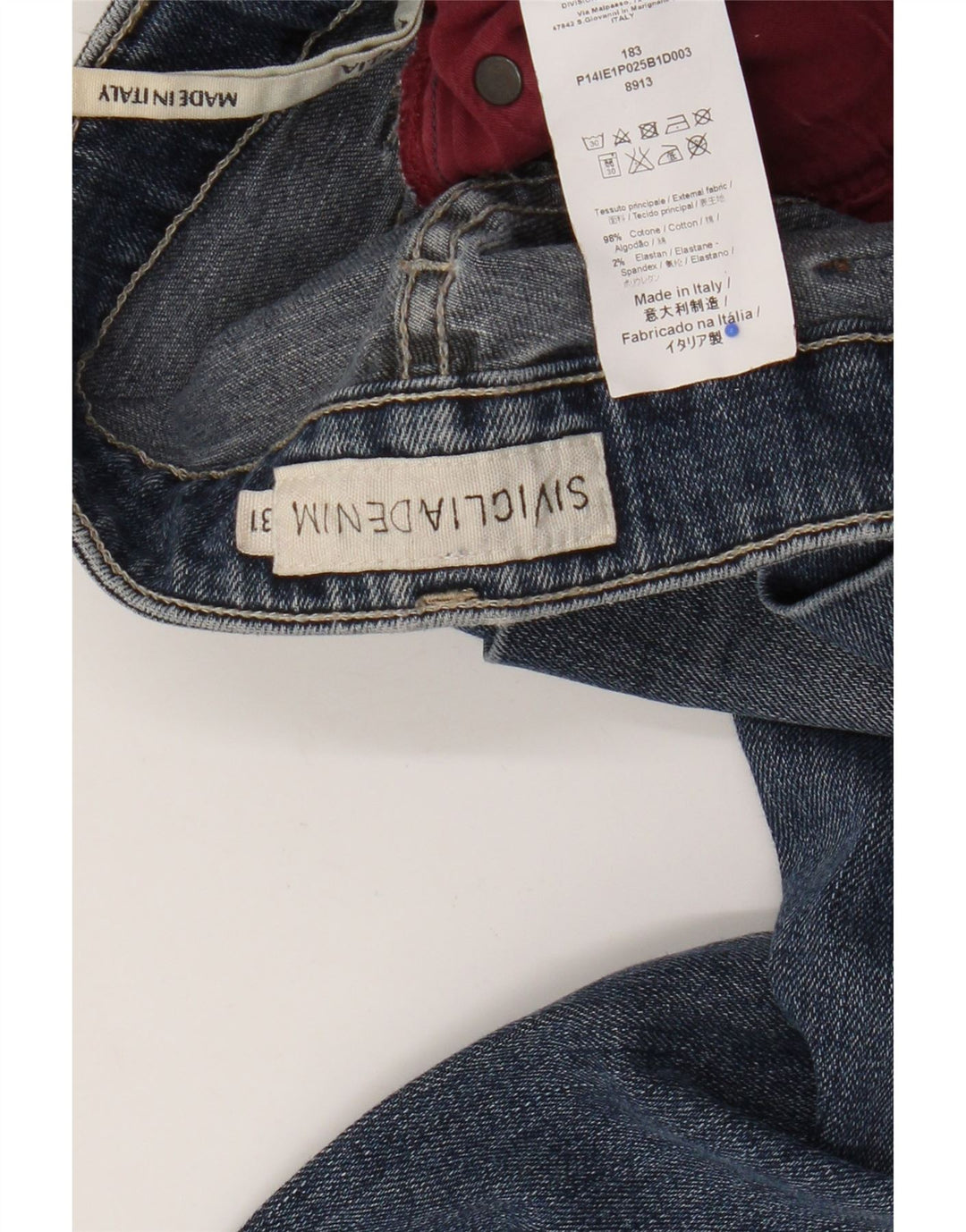 SIVIGLIA Jean Slim Femme W31 L30 Bleu Coton