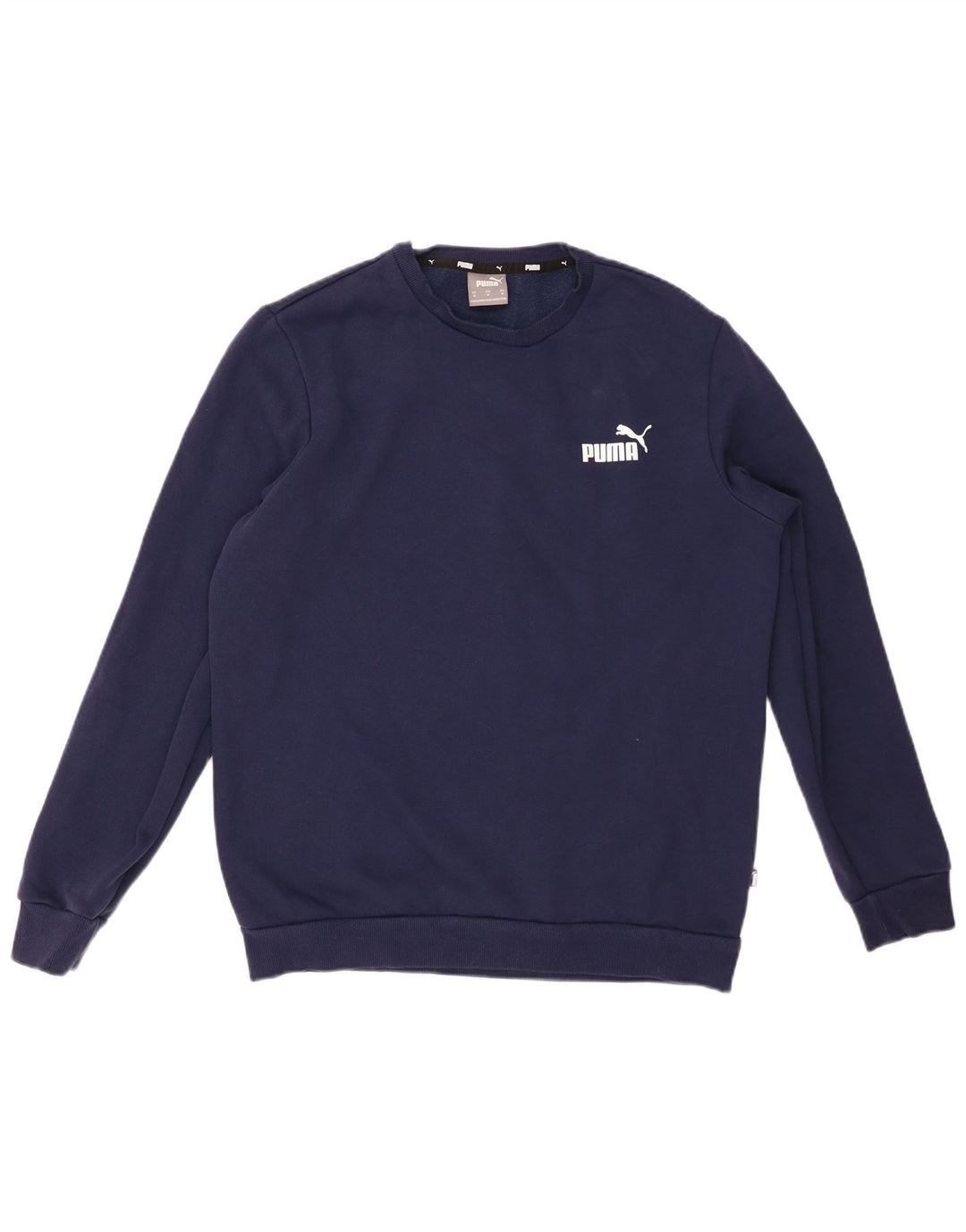 PUMA Sweat-Shirt Homme Bleu Marine Moyen Coton