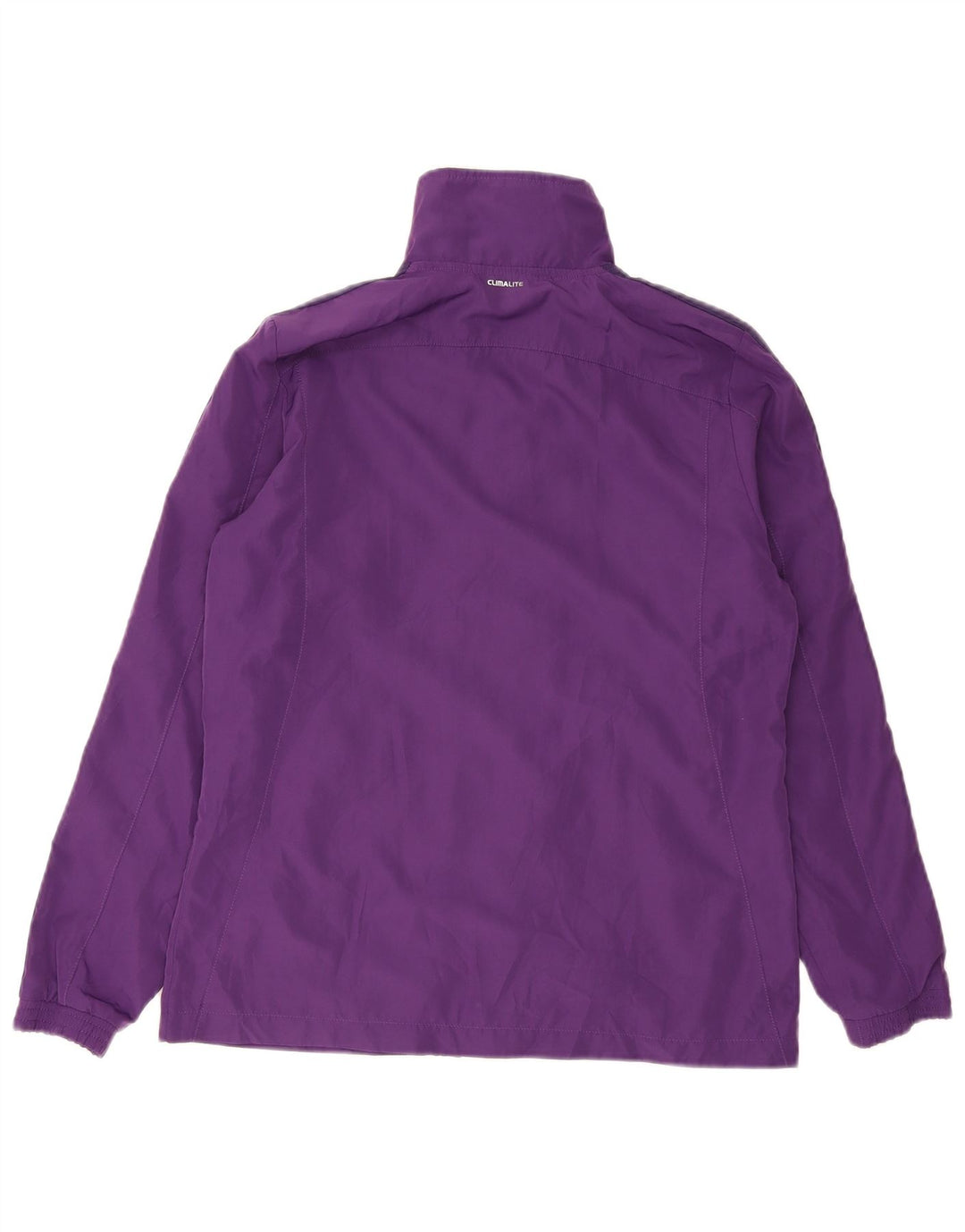 Adidas Femmes Climalite Survêtement Top Veste UK 12 Violet Moyen Polyester