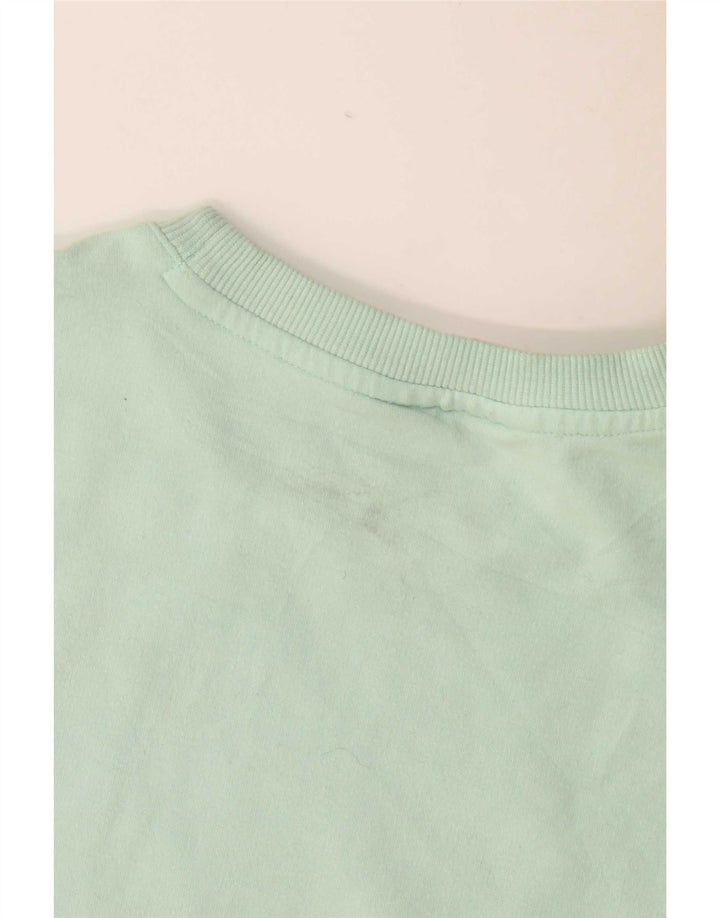 Fila Sweat-shirt pour femme en coton turquoise moyen UK 14