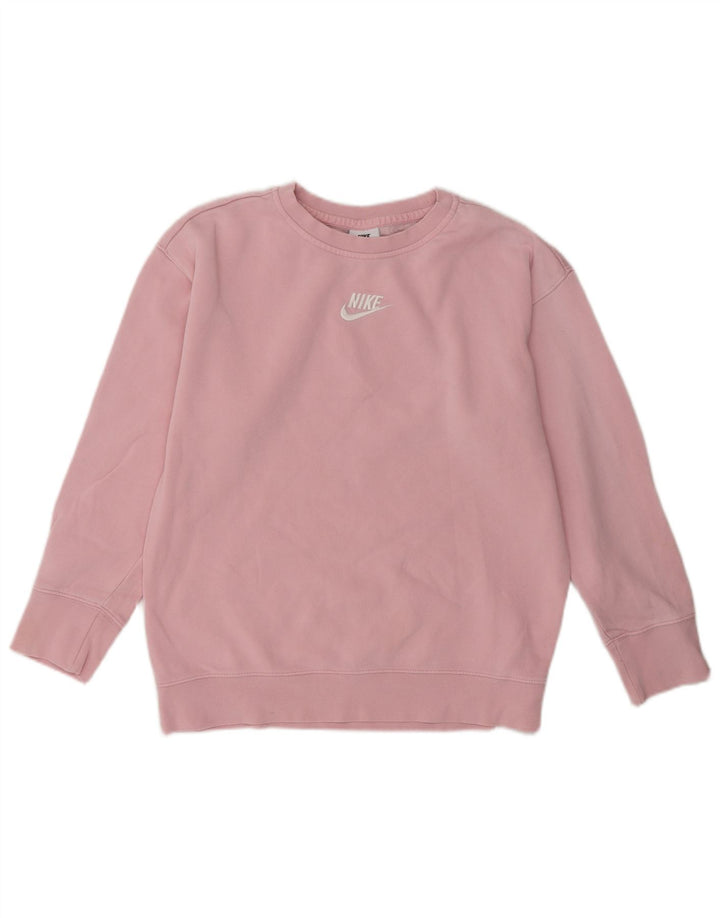 Nike Sweat-Shirt Fille 12-13 Ans Grand Rose Coton