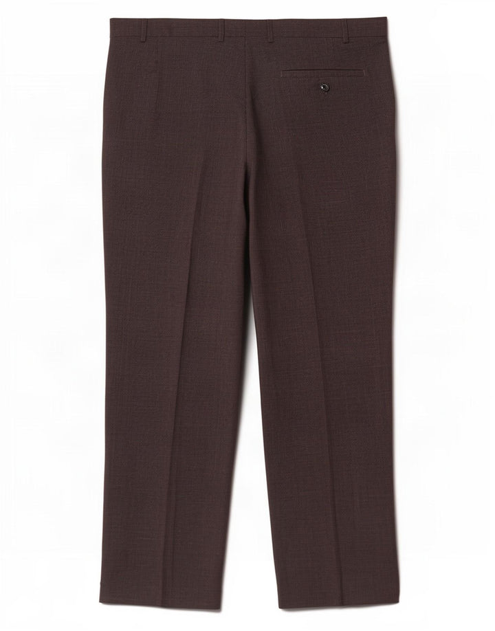 Marks & Spencer Pantalon de costume droit pour homme W42 L29 Gris pied-de-poule