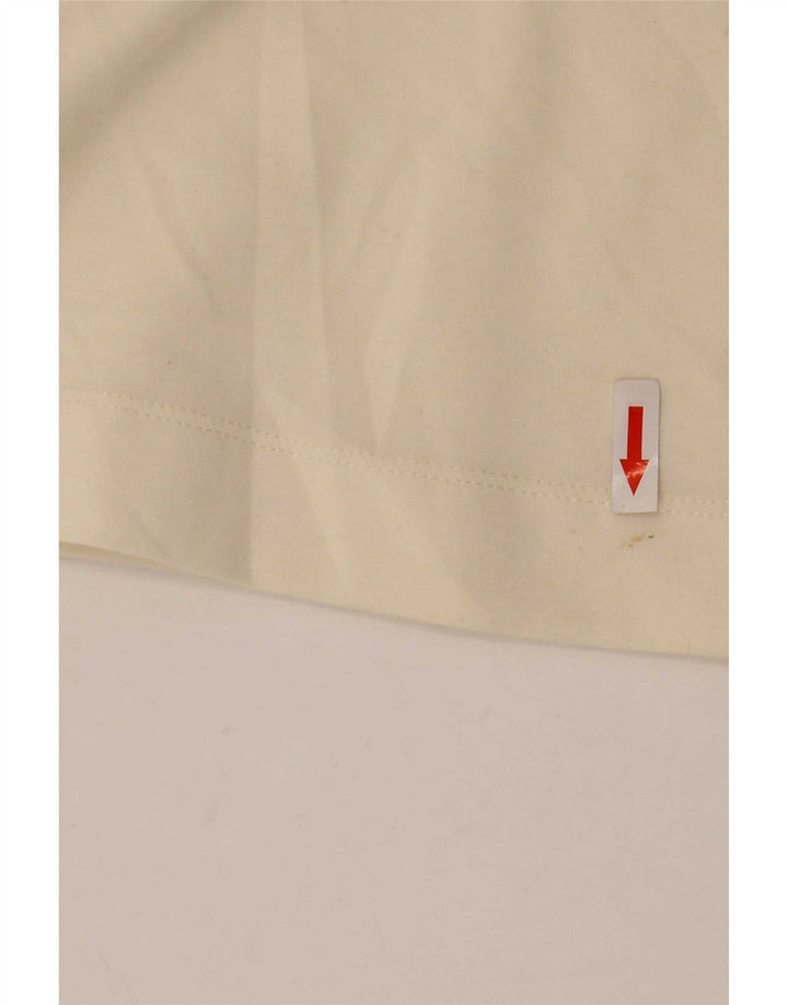 Zara Chemisier surdimensionné à manches 3/4 pour femme UK 16 Large Beige