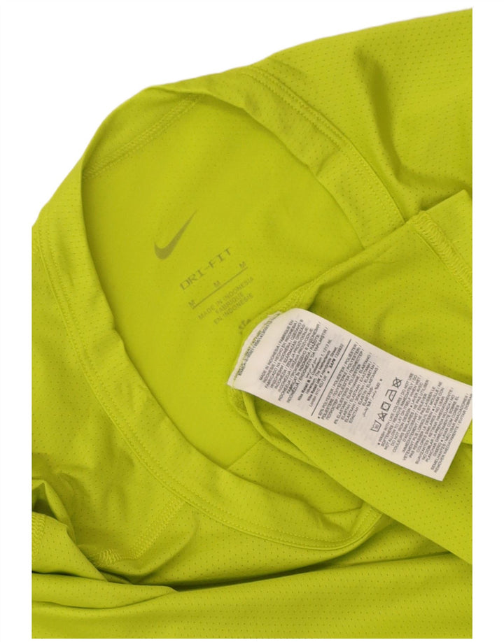 Nike Homme Dri Fit T-Shirt Haut Vert Moyen Polyester