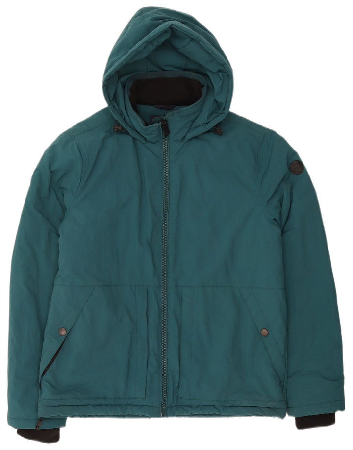 North Sails Veste matelassée à capuche pour homme UK 38 Medium Green Polyamide