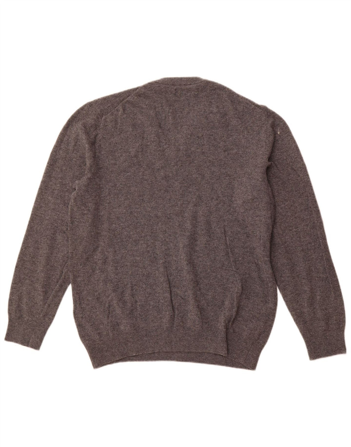 GANT Pull col V homme 2XL gris laine d'agneau
