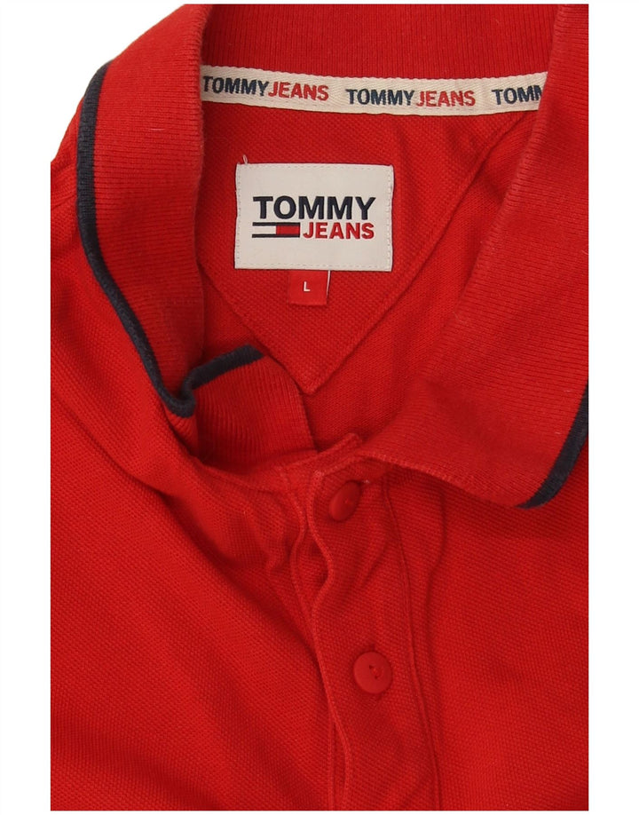 Tommy Hilfiger Polo Homme Grand Rouge Coton