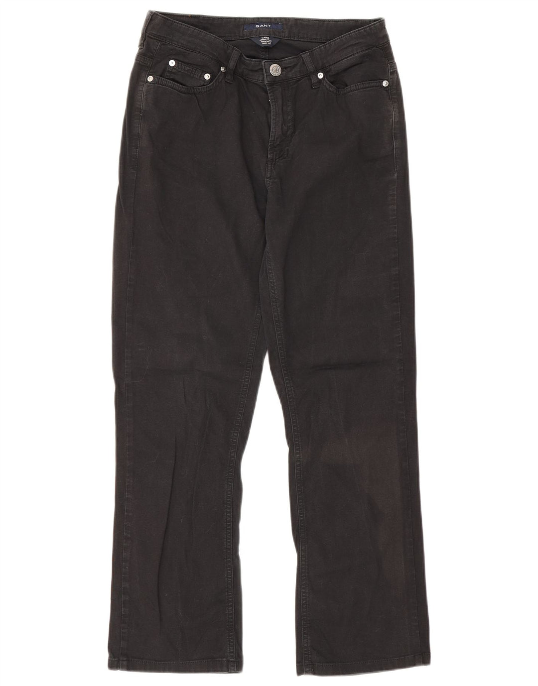 Gant Jean Droit Femme W30 L27 Noir Coton