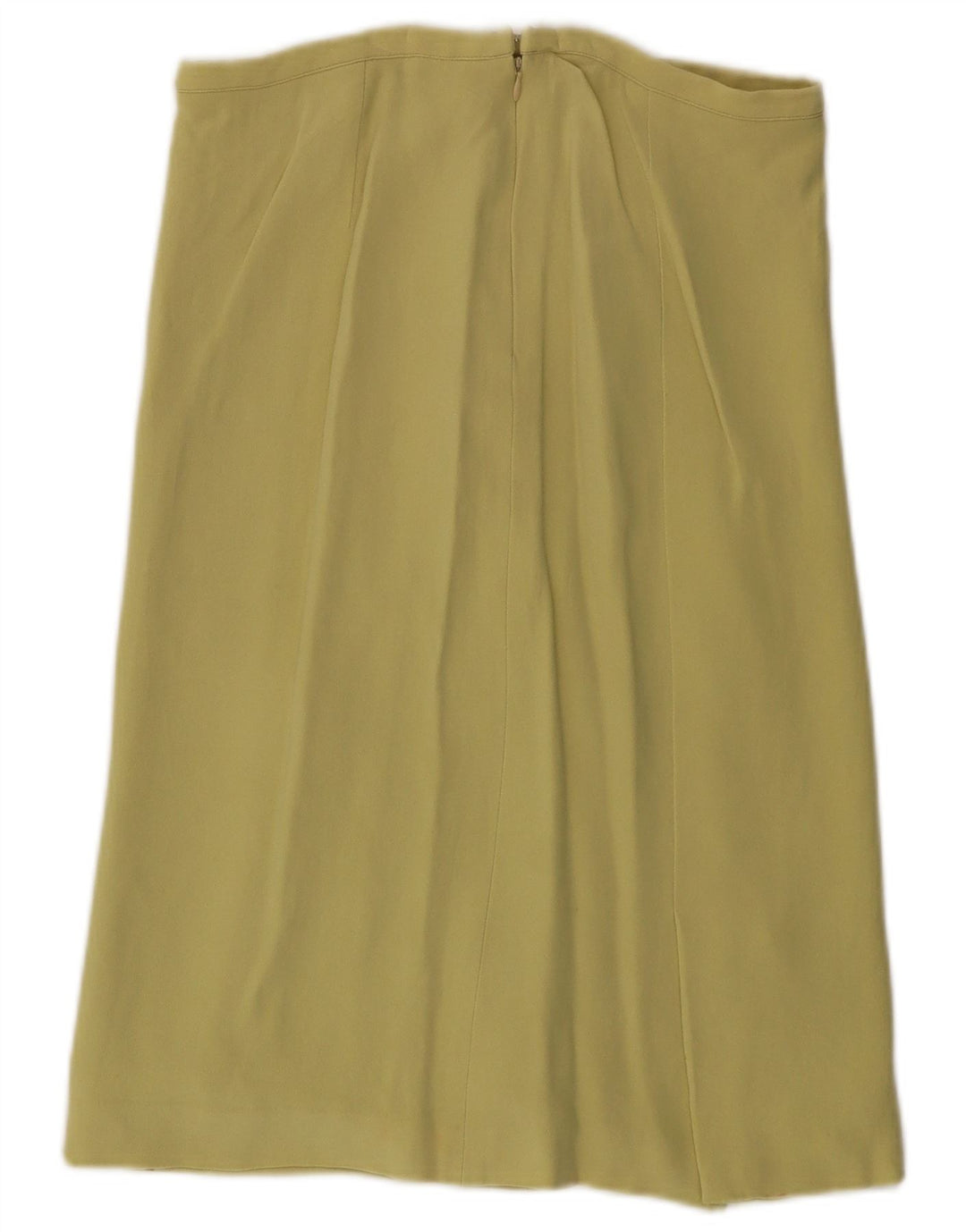 VALENTINO Jupe droite pour femme UK 14 Medium W30 Jaune