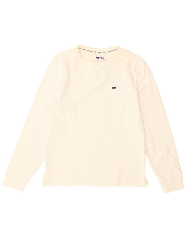 Tommy Hilfiger Haut à manches longues pour hommes Blanc XS
