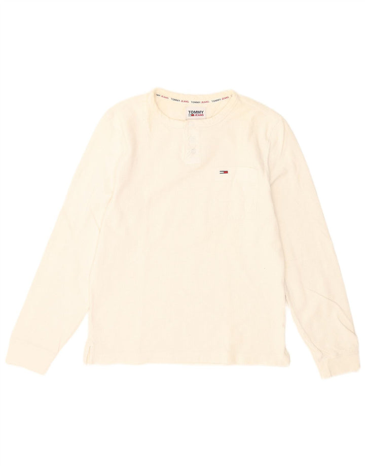 Tommy Hilfiger Haut à manches longues pour hommes Blanc XS