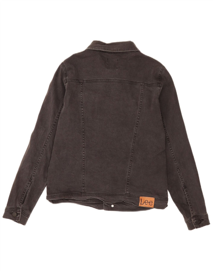 Lee Veste en Jean Garçon 7-8 Ans Coton Noir