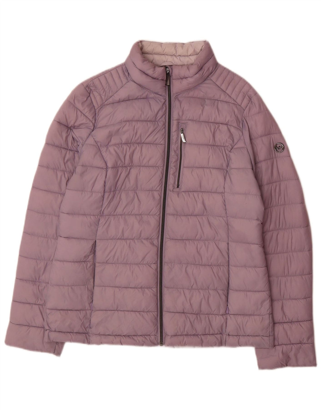 Michael Kors Veste rembourrée pour femme UK 14 Nylon violet moyen