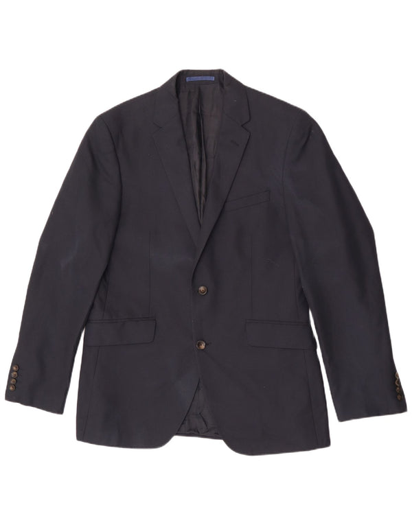 Marks & Spencer Veste blazer à 2 boutons pour homme UK 38 Bleu marine moyen