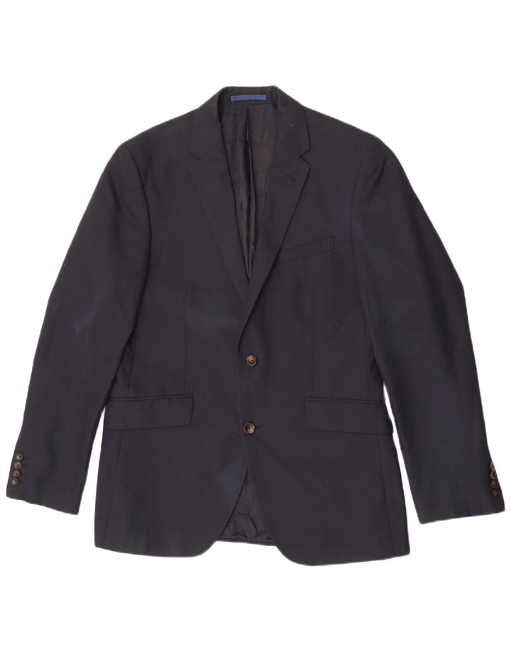 Marks & Spencer Veste blazer à 2 boutons pour homme UK 38 Bleu marine moyen