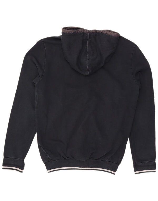 Murphy & Nye Pull à capuche zippé pour homme XL en coton bleu marine